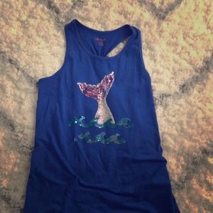 Reverse able sequence mermaid  tang top